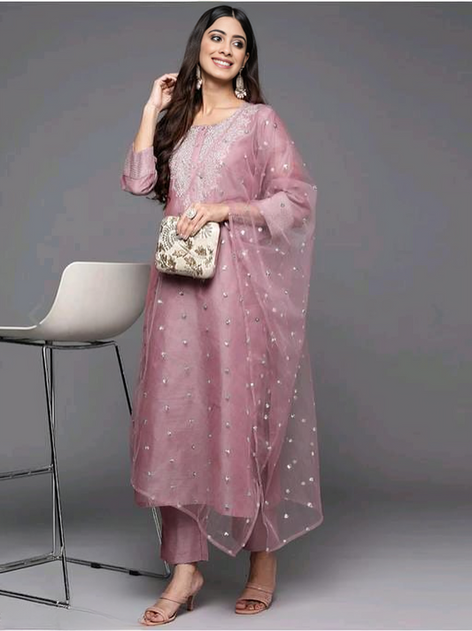 Light Pink Bridal Royan Dupatta Sets